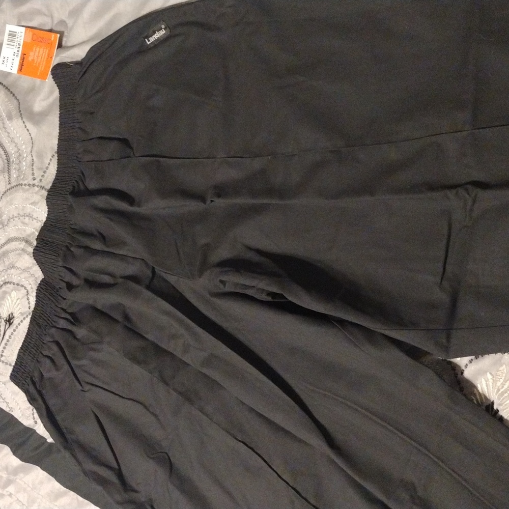 New Landau women's scrub pants two black pair size XXL - Picture 4 of 16